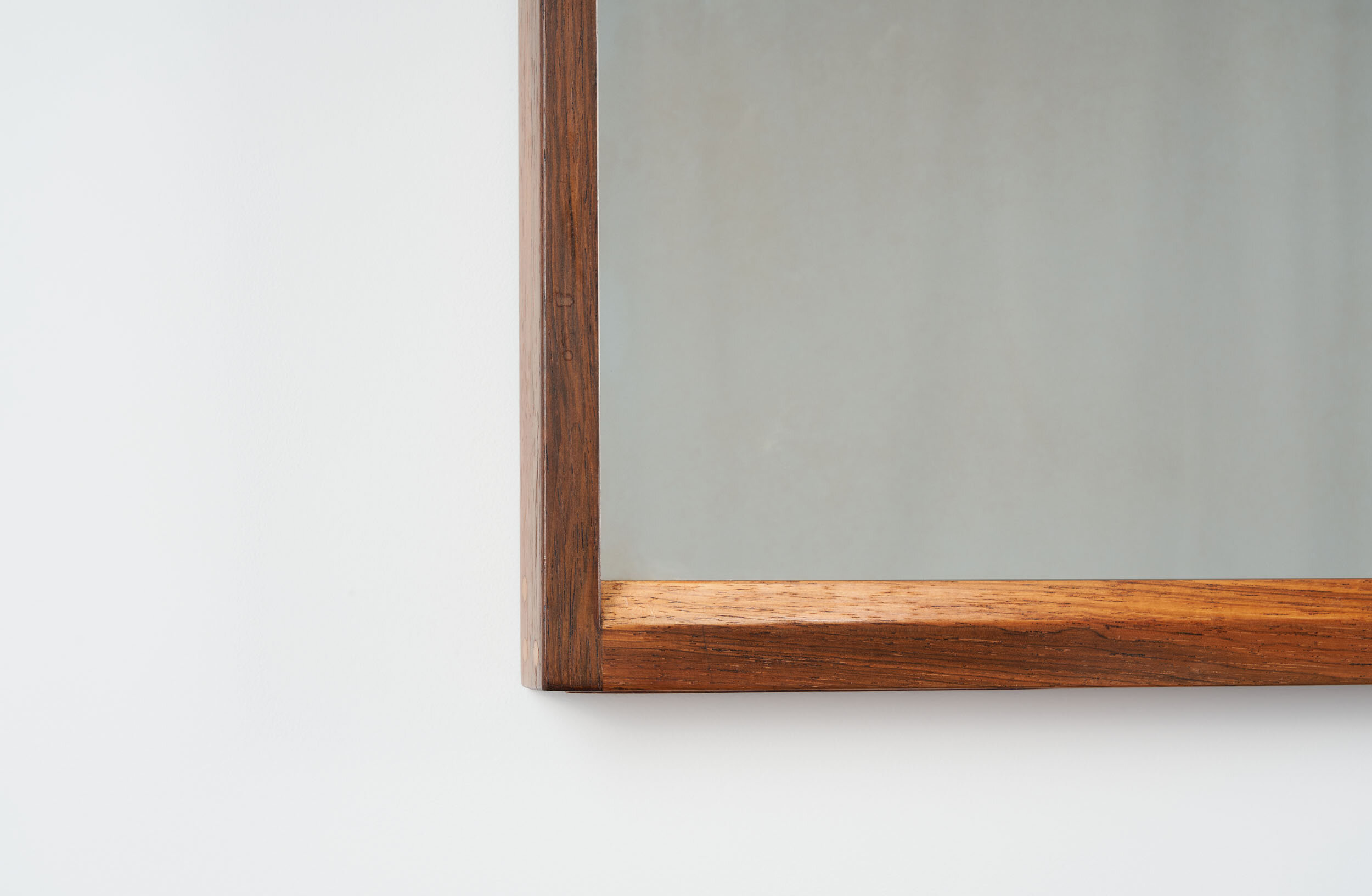 Kai Kristiansen - Aksel Kjersgaard ミラー Mid-Century Square Oak Mirror by Kai Kristiansen for Aksel